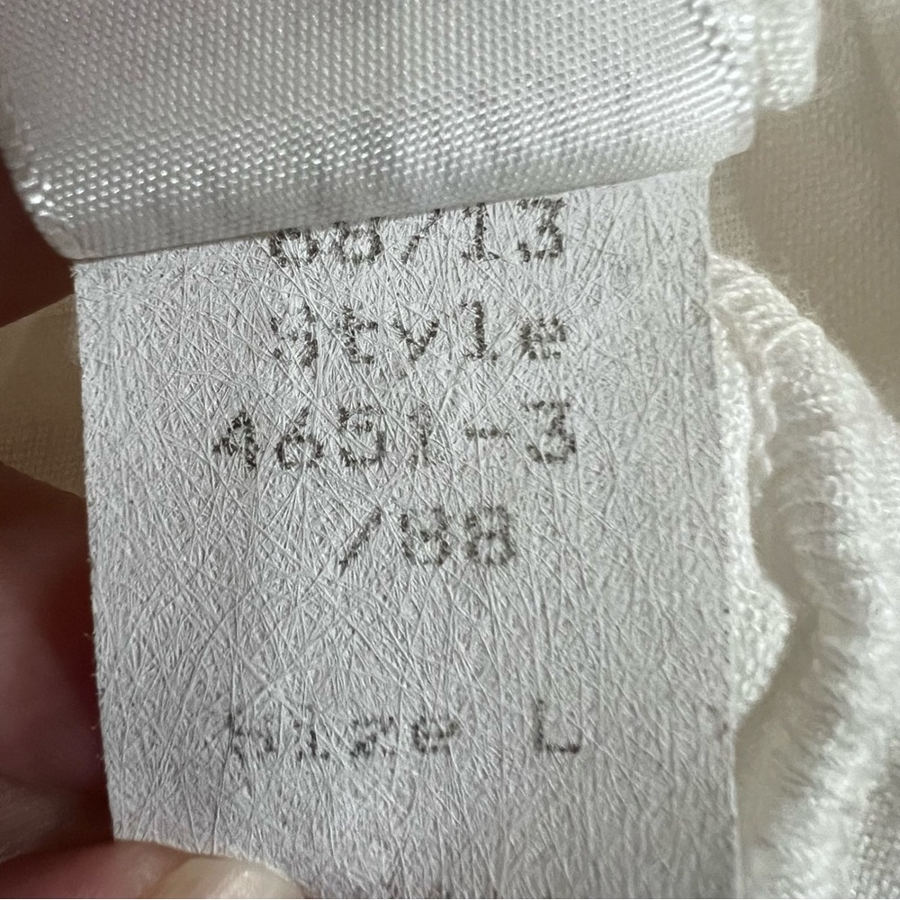 CP Shades White Elodie Linen Tunic Size Large - Picture 6 of 6